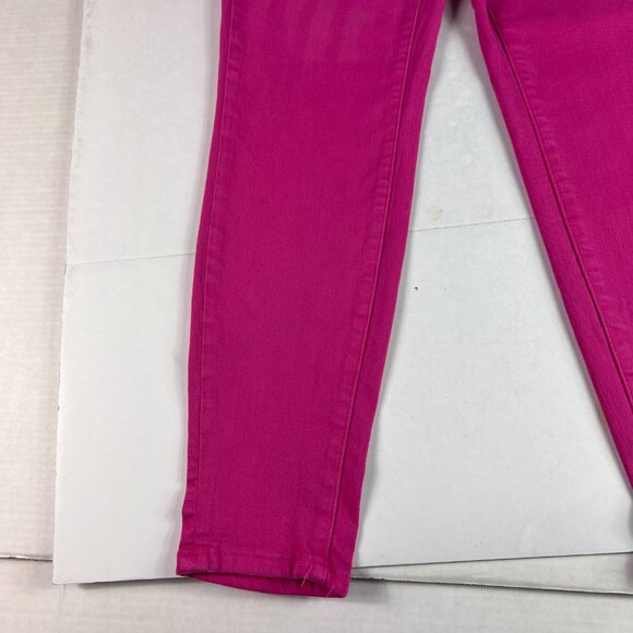 Judy Blue Jeans Women 27x27* Slim Mid Rise Ankle Pink Faded Stretch Denim Tag 27 - Picture 6 of 16